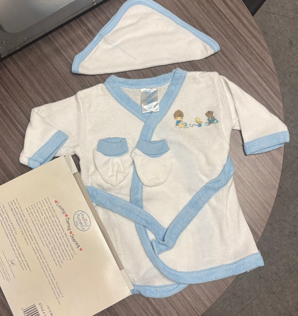 Vintage Precious Moments Baby Bath Set